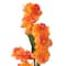 12 Pack: Orange Double Ruffle Baby's Breath Spray by Ashland®